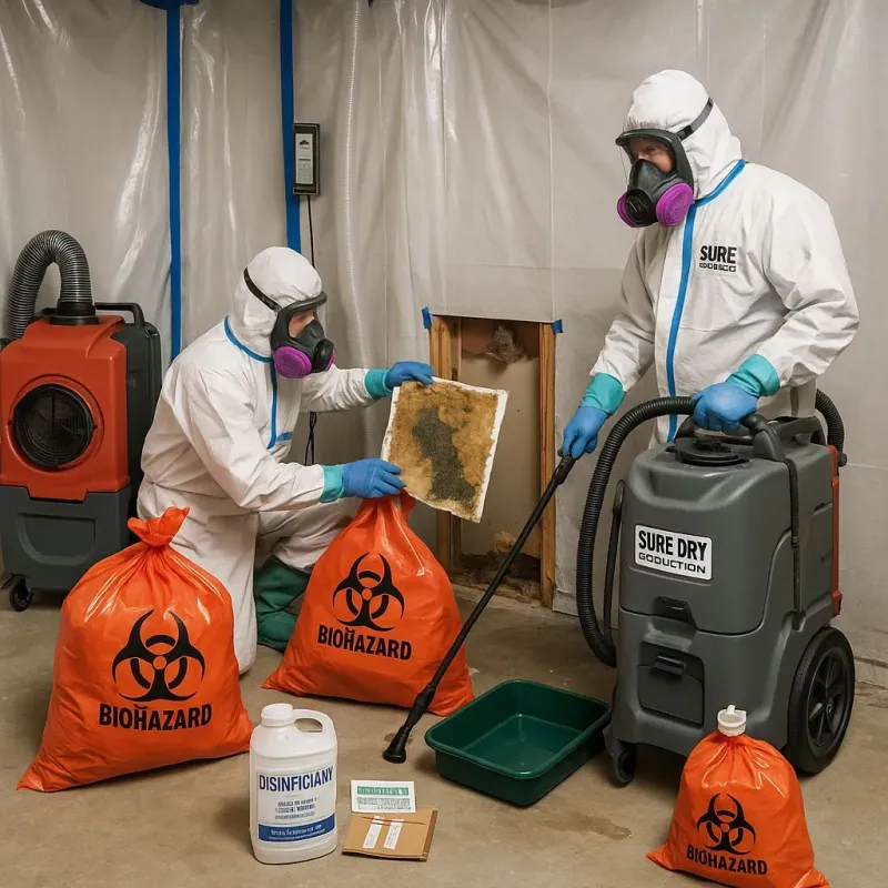 Contaminated Water Handling Protocols process in West and East Lealman, FL